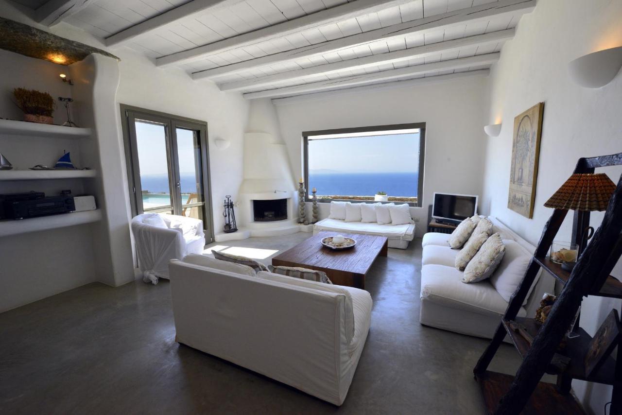 Spectacular Sunset View Villa At Melissaki Ioulis Exterior foto