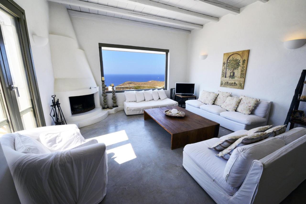 Spectacular Sunset View Villa At Melissaki Ioulis Exterior foto