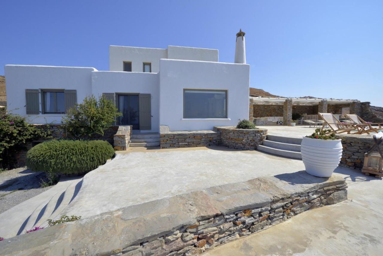 Spectacular Sunset View Villa At Melissaki Ioulis Exterior foto