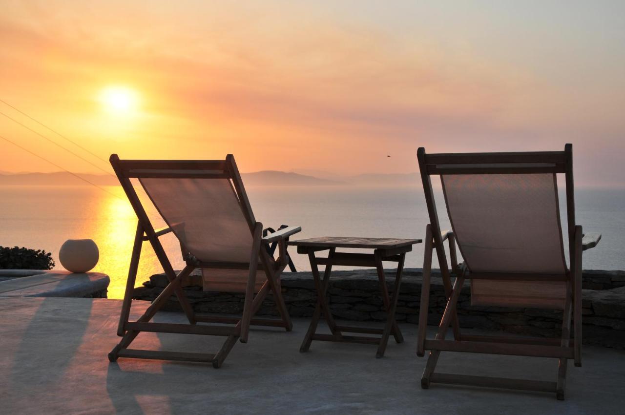 Spectacular Sunset View Villa At Melissaki Ioulis Exterior foto